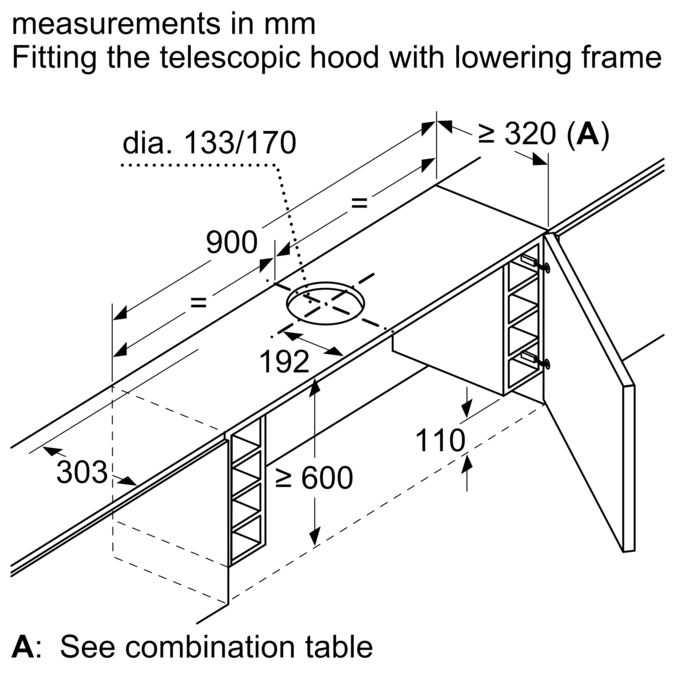 Lowering frame DSZ4960 DSZ4960-11
