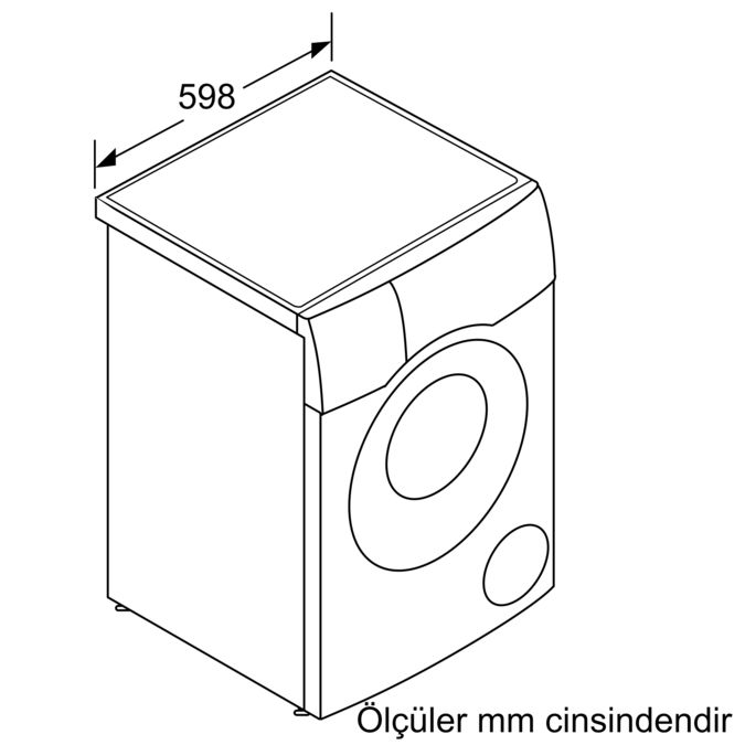 Serie 6 Kurutmalı Çamaşır Makinesi 10/6 kg 1400 dev./dak. WDU28560TR WDU28560TR-7