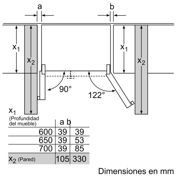 Serie 8 AMERICANO 176x91CM CRISTAL NEGRO NOFROST 175.6 x 91.2 cm Negro KAD92SB30 KAD92SB30-7
