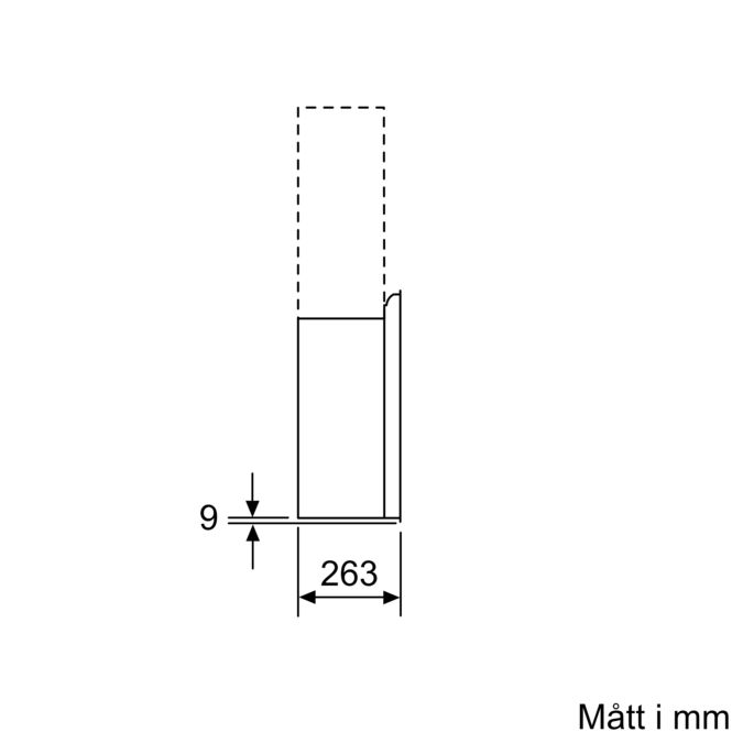 iQ500 Vägghängd köksfläkt 90 cm Klarglas med svart tryck, Svart LC97FLR61S LC97FLR61S-10