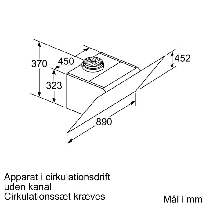 iQ500 Væghængt emhætte 90 cm klart glas med sort tryk, Sort LC98KLV60 LC98KLV60-10