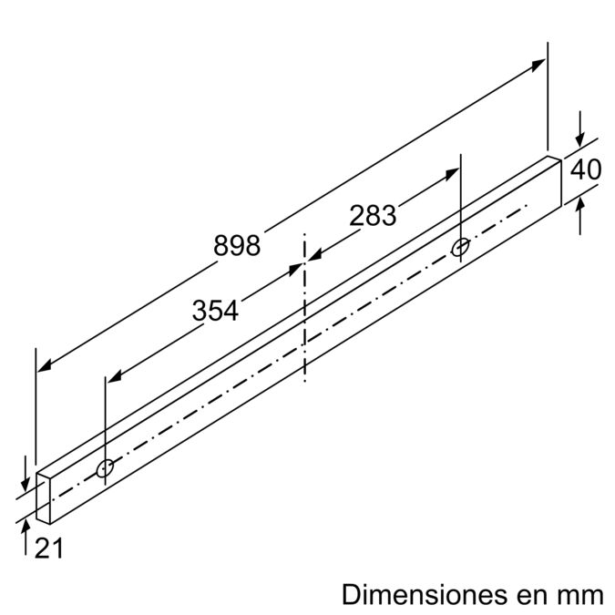 Serie 4 Campana telescópica 90 cm Plateado DFS097A51 DFS097A51-11