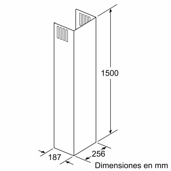 Accesorio para campana 1500 mm DWZ0AX5L0 DWZ0AX5L0-2