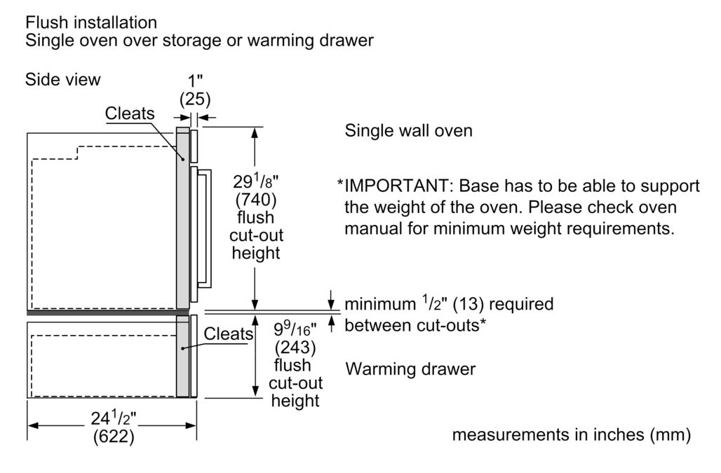 Benchmark® Single Wall Oven 30'' Door hinge: Left, Stainless Steel HBLP451LUC HBLP451LUC-22