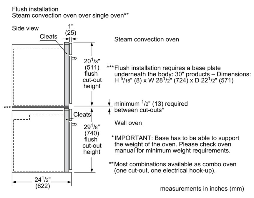 Benchmark® Single Wall Oven 30'' Door hinge: Left, Stainless Steel HBLP451LUC HBLP451LUC-24