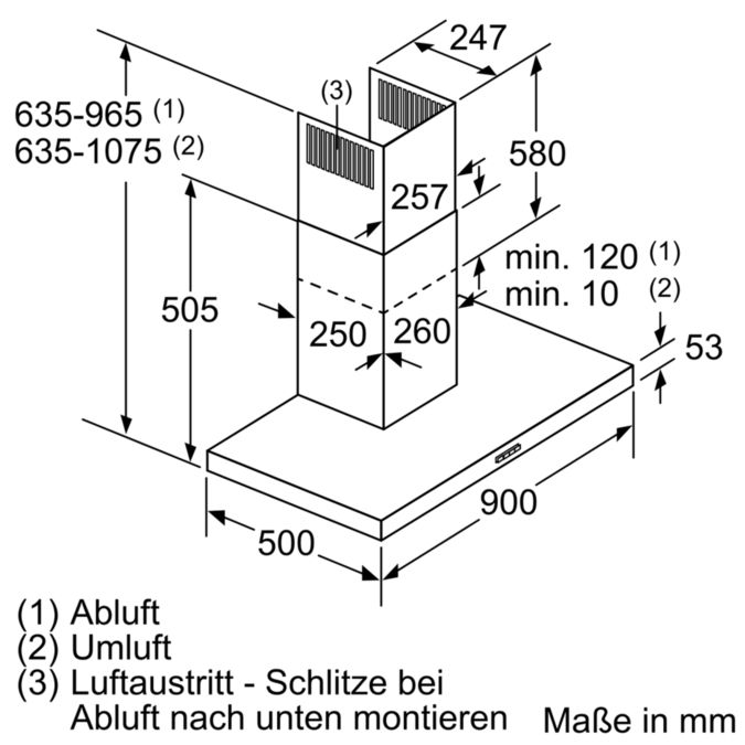 Serie 4 Wandesse 90 cm Edelstahl DWB97IM50 DWB97IM50-6