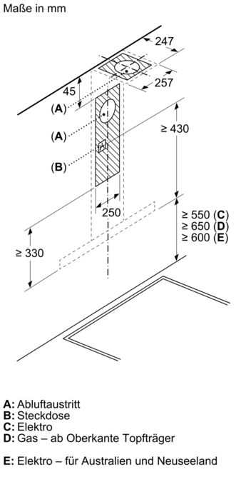 Serie 4 Wandesse 90 cm Edelstahl DWB97IM50 DWB97IM50-8