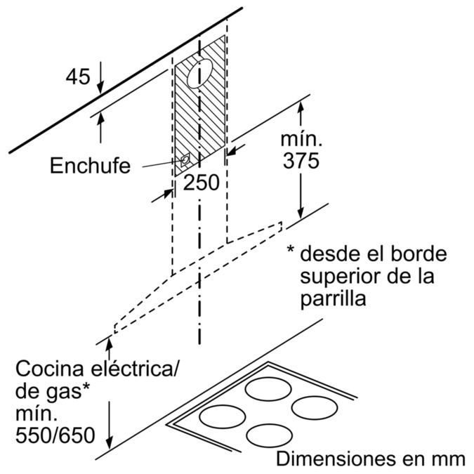 Serie 4 wall-mounted cooker hood 90 cm Acero inoxidable DWQ96DM50 DWQ96DM50-9