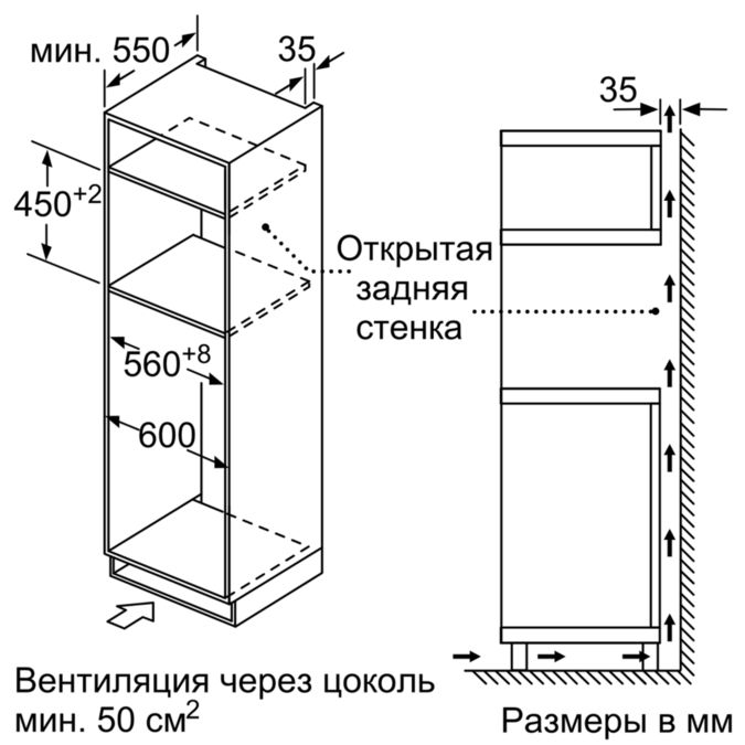 Духовой шкаф bosch cma585ms0