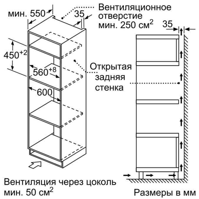 Духовой шкаф bosch cma585ms0