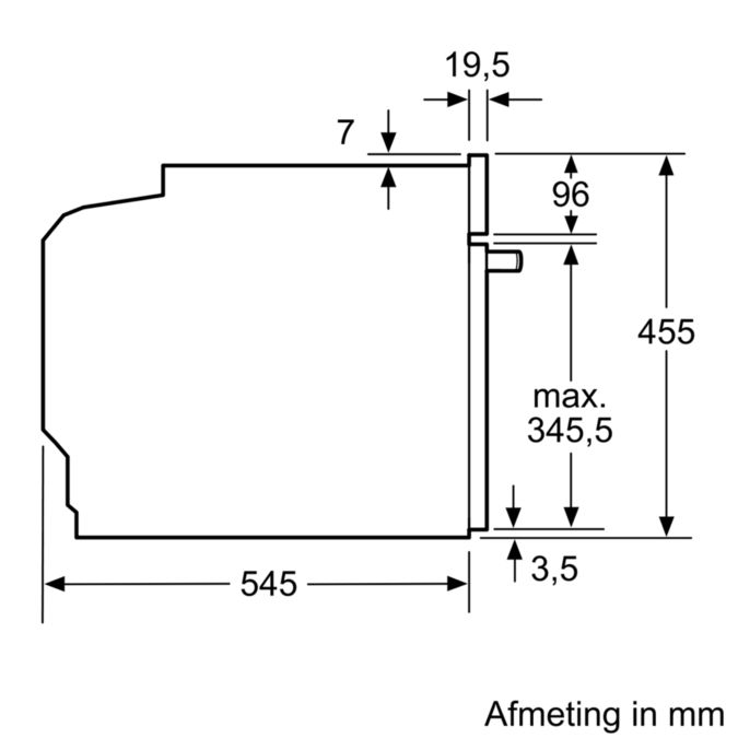 Serie 6 Inbouw microgolfoven met stoom functie compact 60 x 45 cm Inox CPA565GS0 CPA565GS0-6