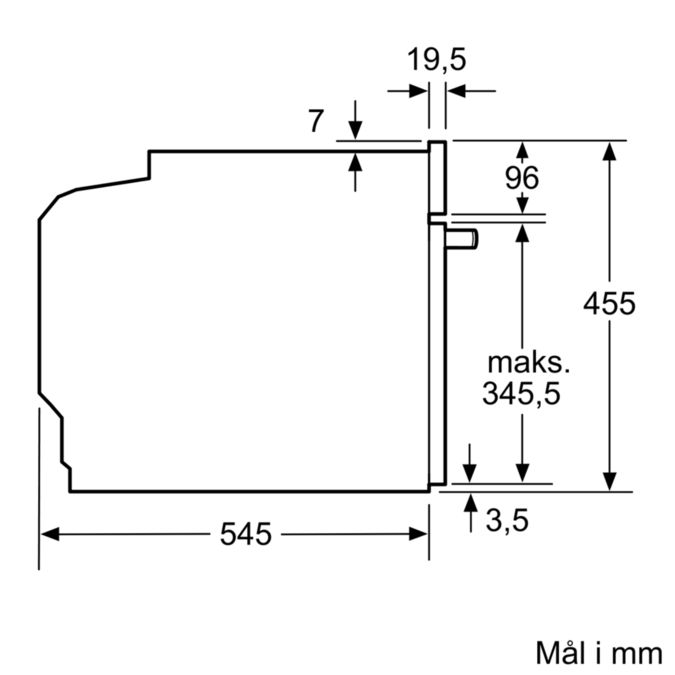 Serie 6 Integrert mikrobølgeovn med damp 60 x 45 cm Rustrfritt stål COA565GS0 COA565GS0-6