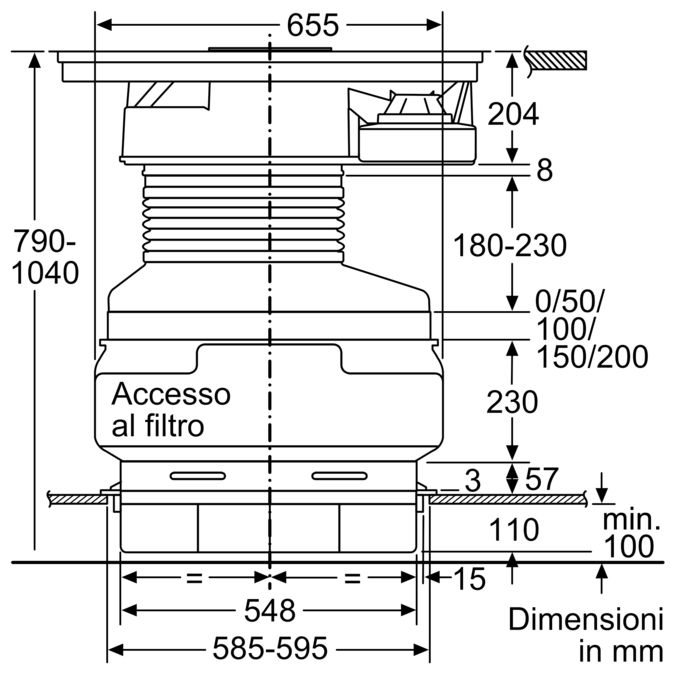 Serie 6 Piano di cottura con cappa aspirante 80 cm con profili PKM845F11E PKM845F11E-7