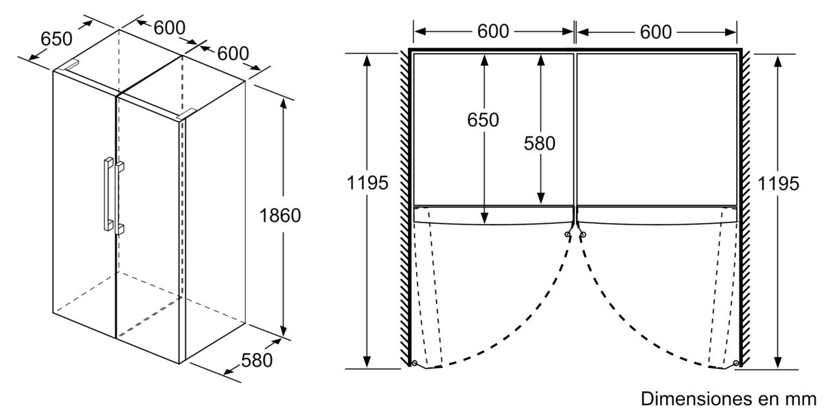 Serie 4 Congelador de libre instalación 186 x 60 cm Acabado acero inoxidable GSN36VLFP GSN36VLFP-7