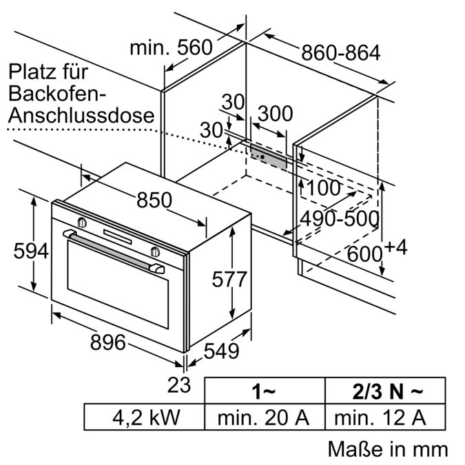 Serie 6 Einbau-Backofen 90 x 60 cm Edelstahl VBD5780S0 VBD5780S0-6