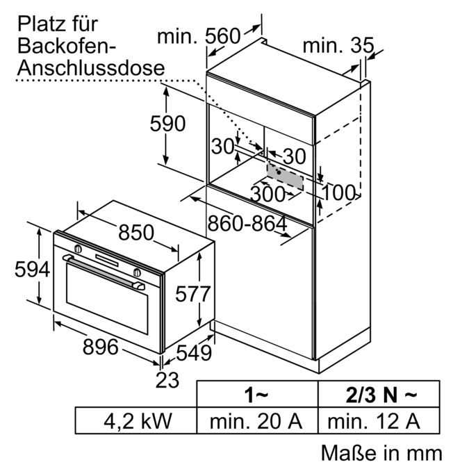 Serie 6 Einbau-Backofen 90 x 60 cm Edelstahl VBD5780S0 VBD5780S0-7