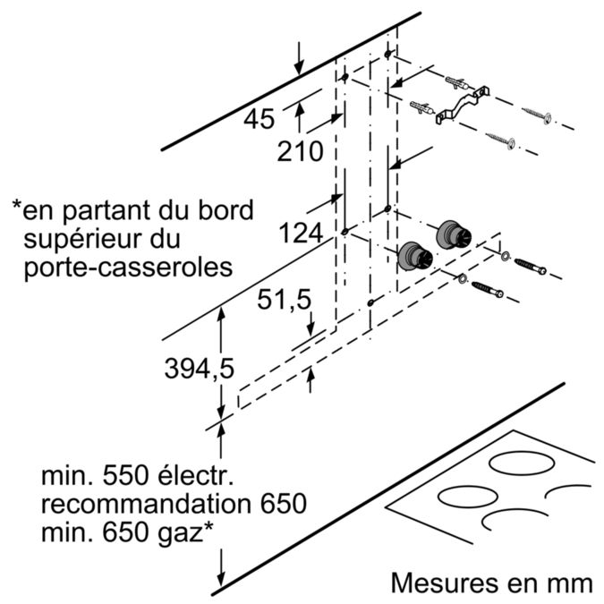 Série 6 Hotte murale 60 cm Acier inoxydable DWB67CM50 DWB67CM50-9