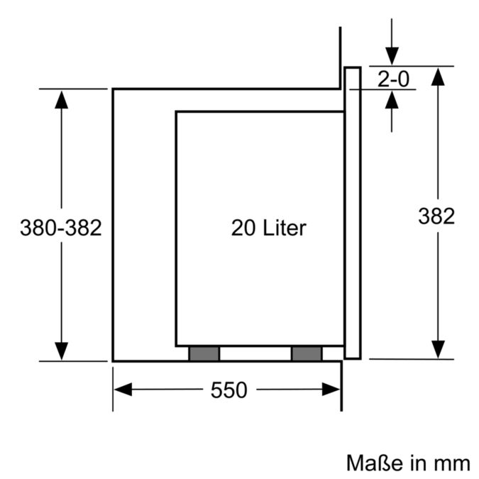 Serie 6 Einbau-Mikrowelle Edelstahl BEL524MS0 BEL524MS0-6