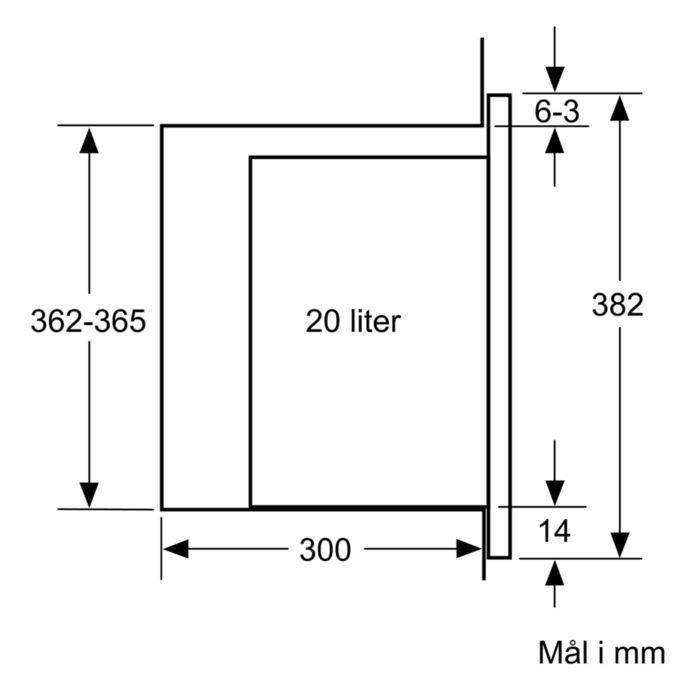 Serie 4 Mikroovn til indbygning Sort BFL520MB0 BFL520MB0-7