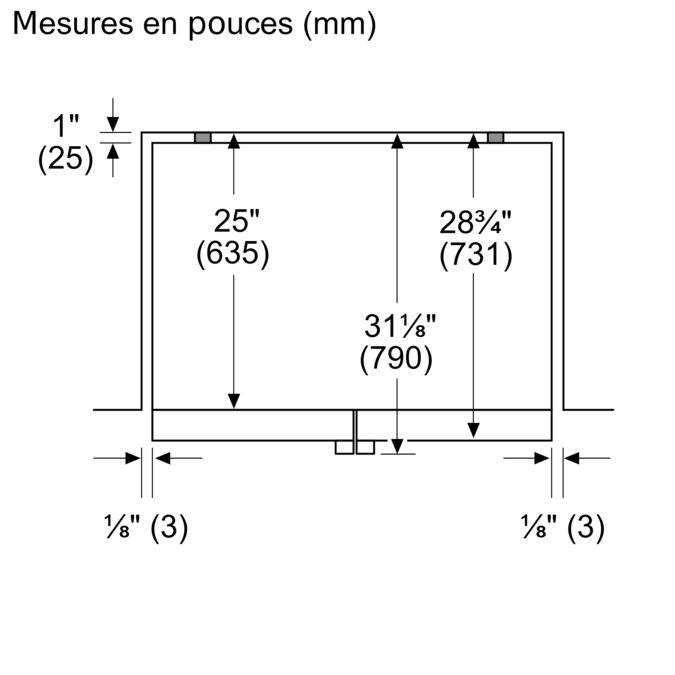 Série 500 Réfrigérateur à portes françaises congélateur en bas 36'' Acier inoxydable noir B36CD50SNB B36CD50SNB-19