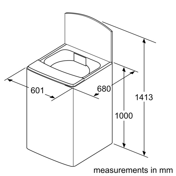 Lavadora WOA125X0PE 12 kg Inox BOSCH