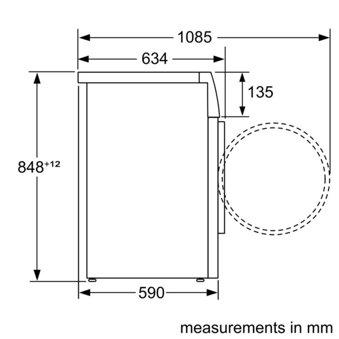 Serie | 6 Washer dryer 7/4 kg 1400 rpm WVH28424GB WVH28424GB-7