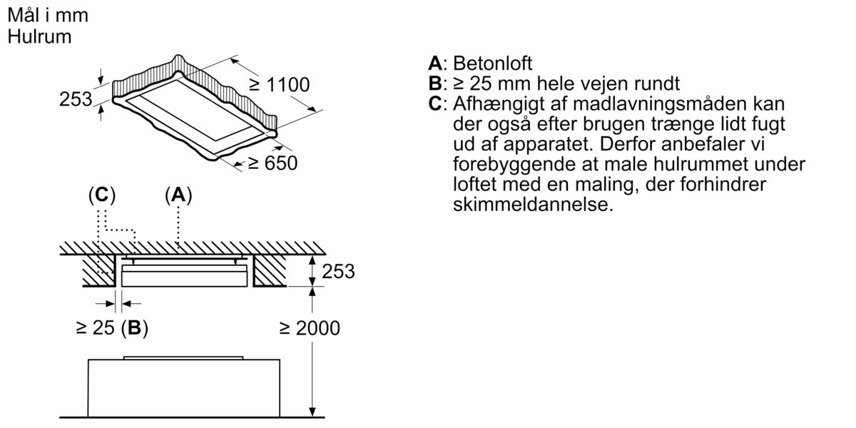 iQ700 Loftemfang 105 cm Hvid LR18HLT25 LR18HLT25-13