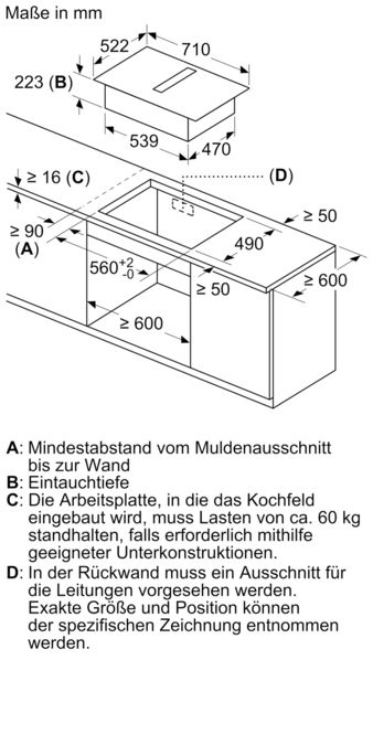 Serie 6 Kochfeld mit Dunstabzug (Induktion) 70 cm Rahmenlos aufliegend PVQ711H26E PVQ711H26E-7