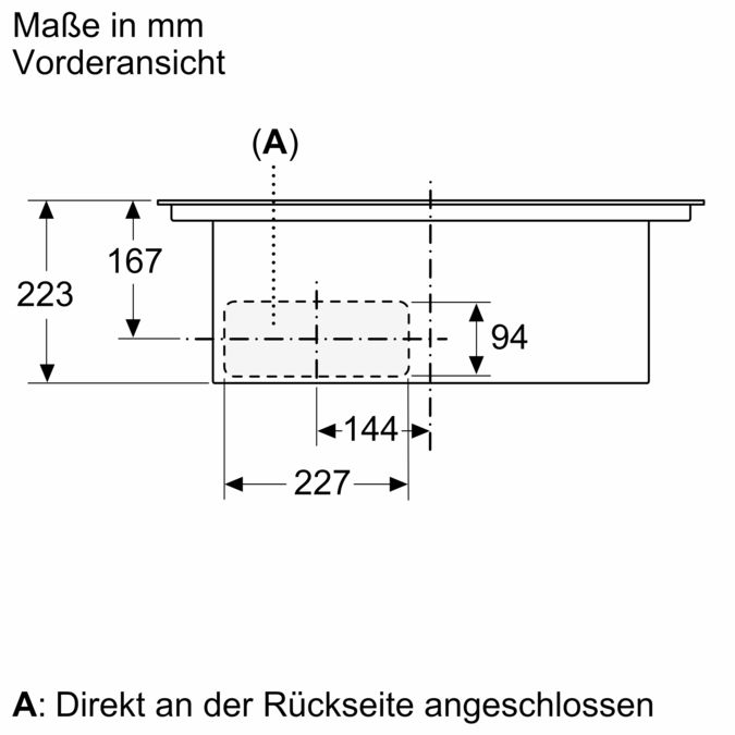 Serie 4 Kochfeld mit Dunstabzug (Induktion) 60 cm Rahmenlos aufliegend PIE611B15E PIE611B15E-16
