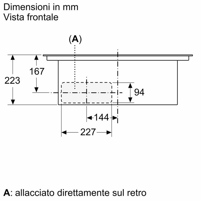Serie 4 Piano di cottura con cappa aspirante (induzione) 60 cm senza profili PIE611B15E PIE611B15E-16