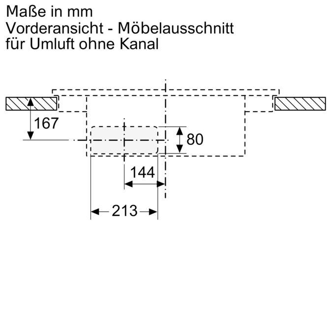 Serie 6 Kochfeld mit Dunstabzug (Induktion) 80 cm Mit Rahmen aufliegend PVQ890F25E PVQ890F25E-13