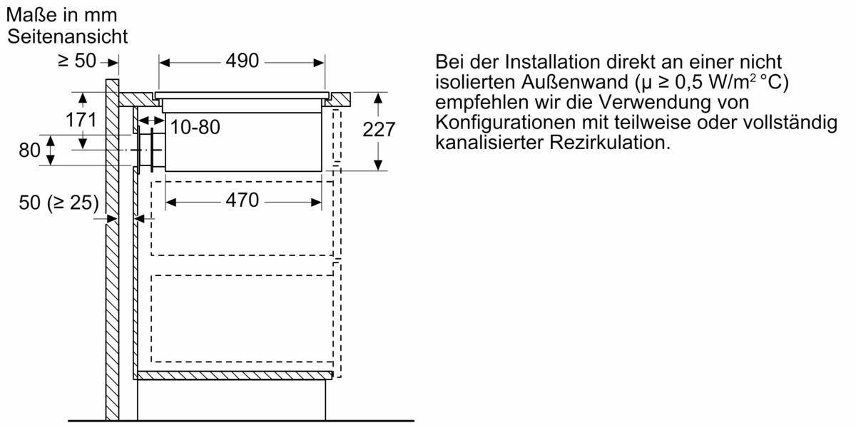 Serie 6 Kochfeld mit Dunstabzug (Induktion) 80 cm flächenbündig (integriert) PVQ820F25E PVQ820F25E-22