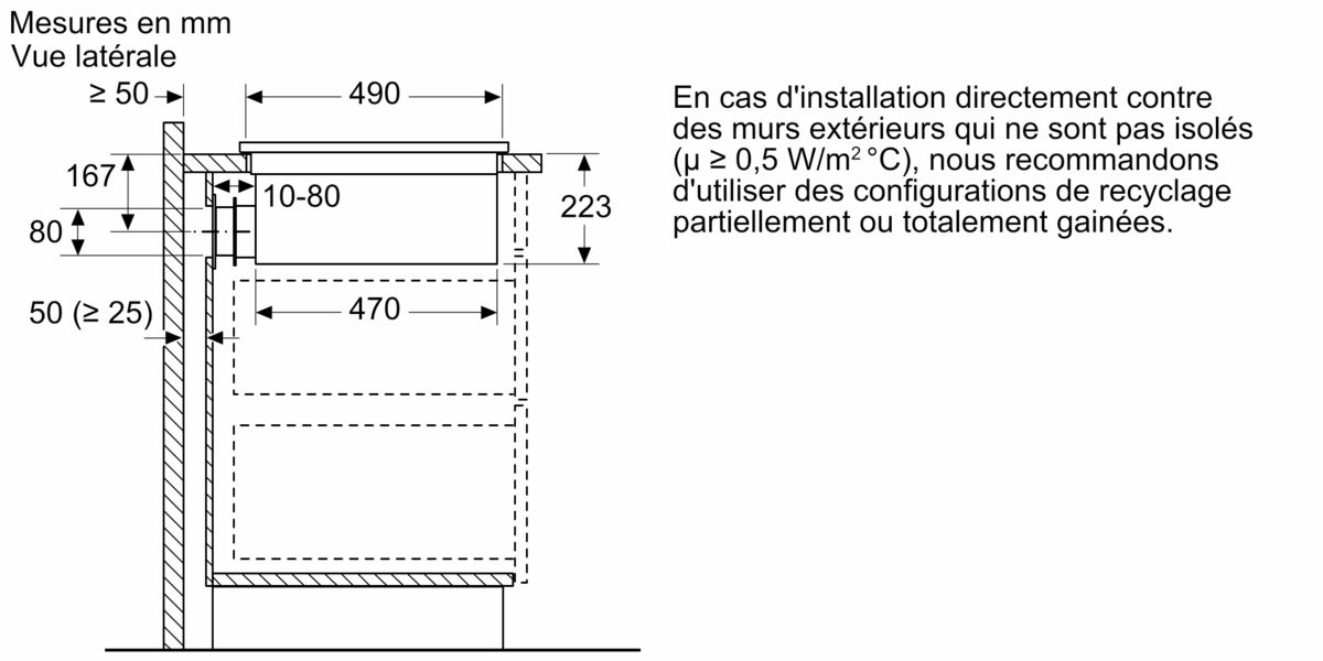 Série 4 Table induction aspirante 60 cm sans cadre PIE611B15E PIE611B15E-19