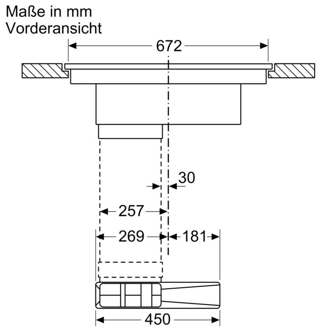 Serie 6 Kochfeld mit Dunstabzug (Induktion) 70 cm flächenbündig (integriert) PVQ721F25E PVQ721F25E-8