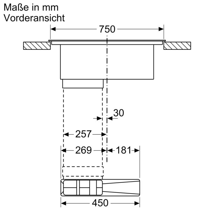 Serie 6 Kochfeld mit Dunstabzug (Induktion) 80 cm Mit Rahmen aufliegend PVQ890F25E PVQ890F25E-21