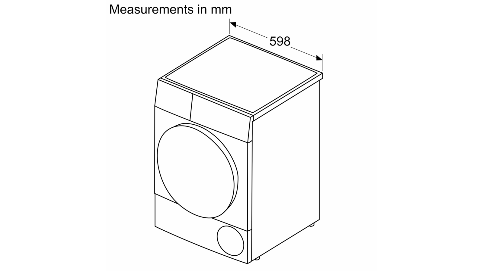 Bosch Wty877w0au Heat Pump Tumble Dryer