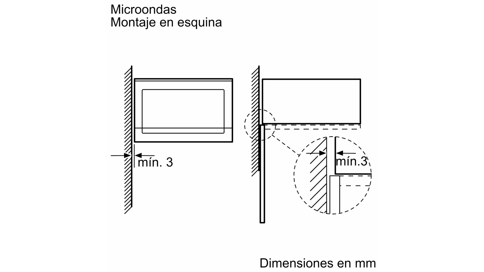 BOSCH - BEL554MS0 - Microondas integrable