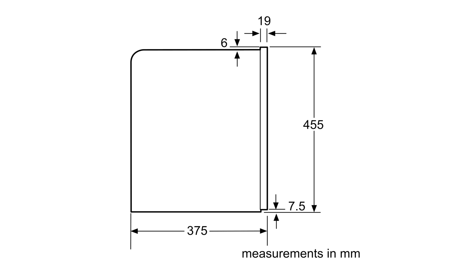 Built-in fully automatic coffee machine