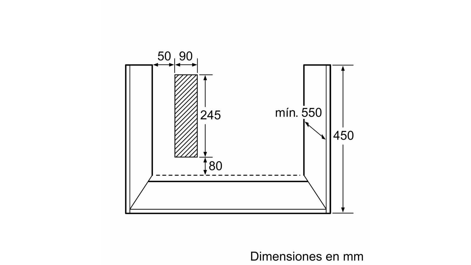 BOSCH - HBC84K553 - Horno microondas compacto