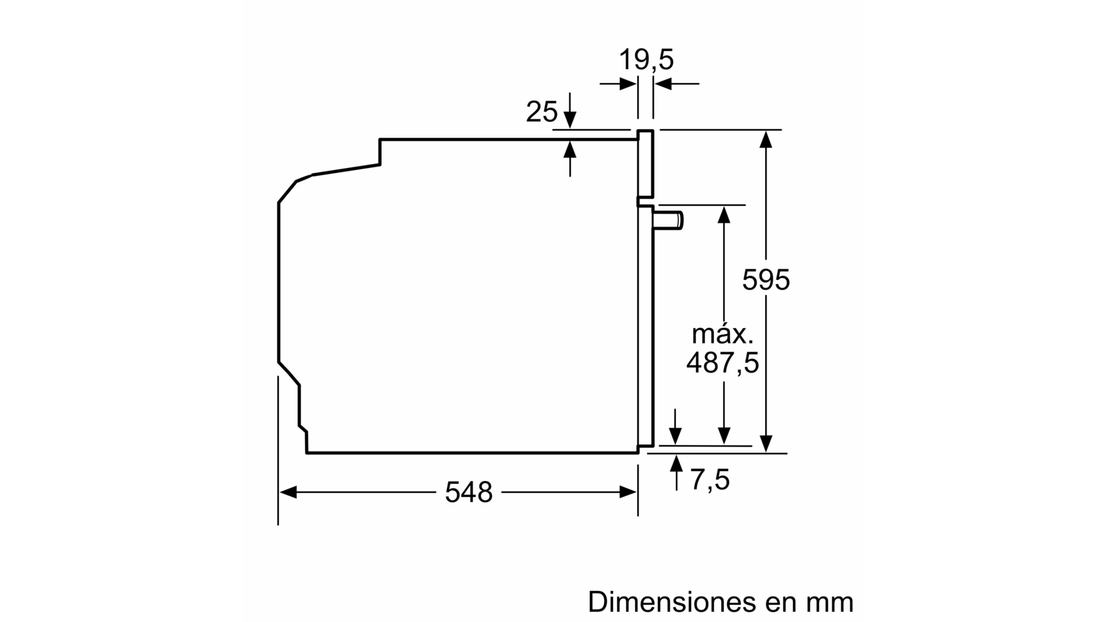 BOSCH - HBG5780S0 - Horno