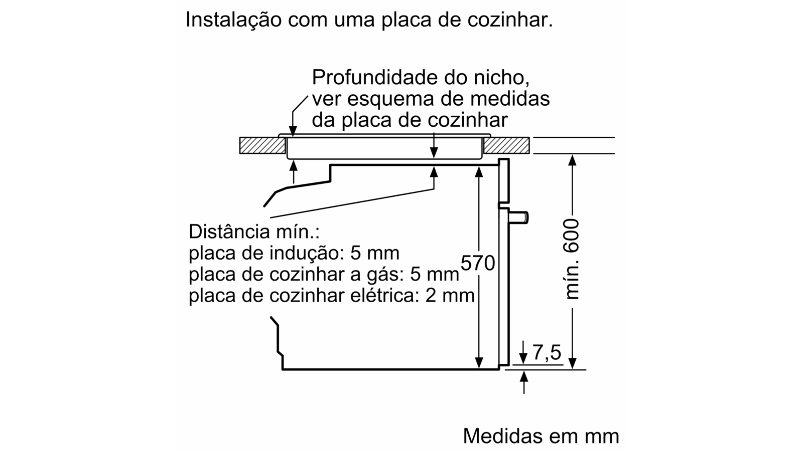 BOSCH - HRA5380S1 - Forno integrável com função vapor
