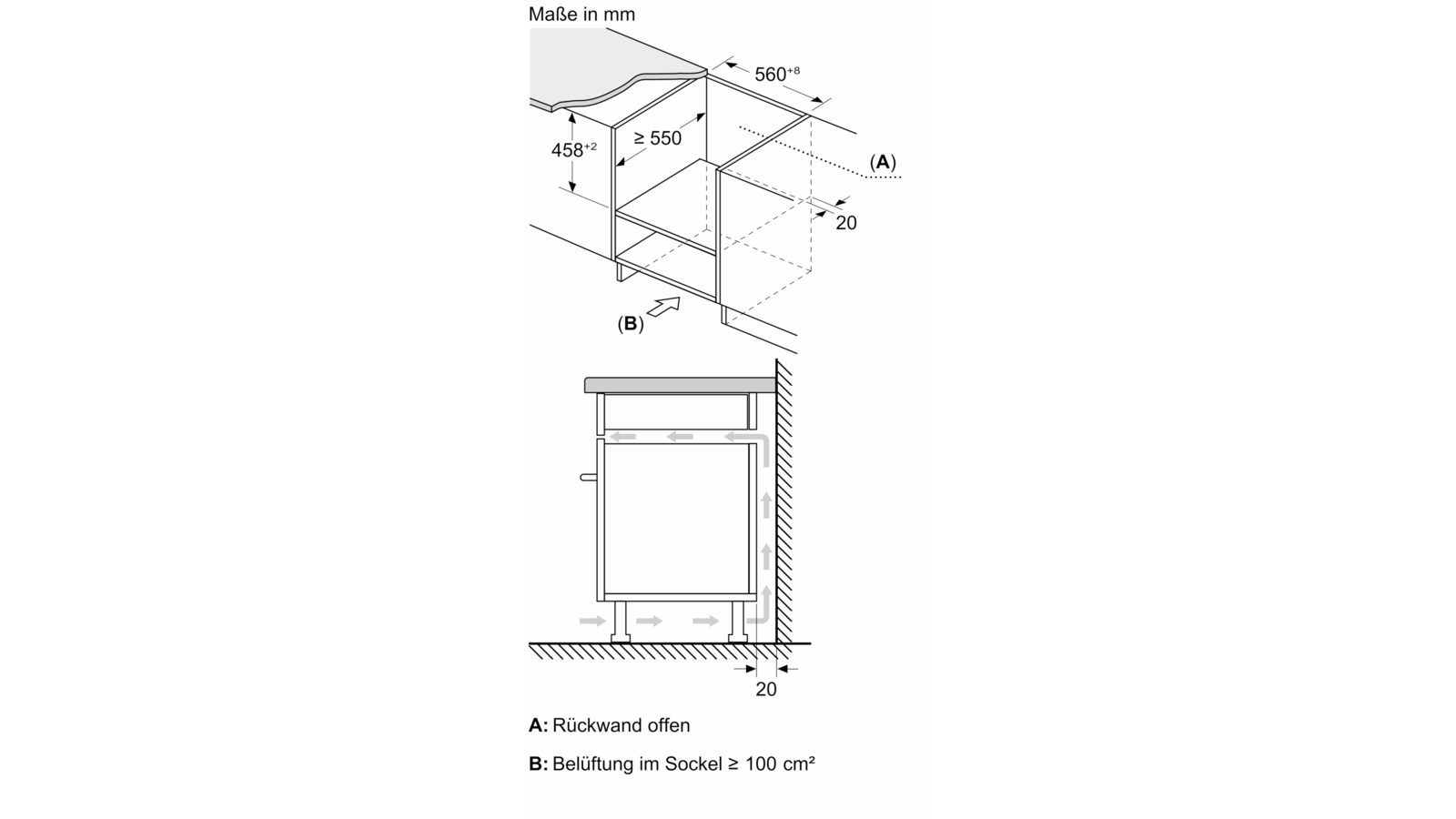 BOSCH - CMA585MS0 - Einbau Mikrowelle mit Heißluft