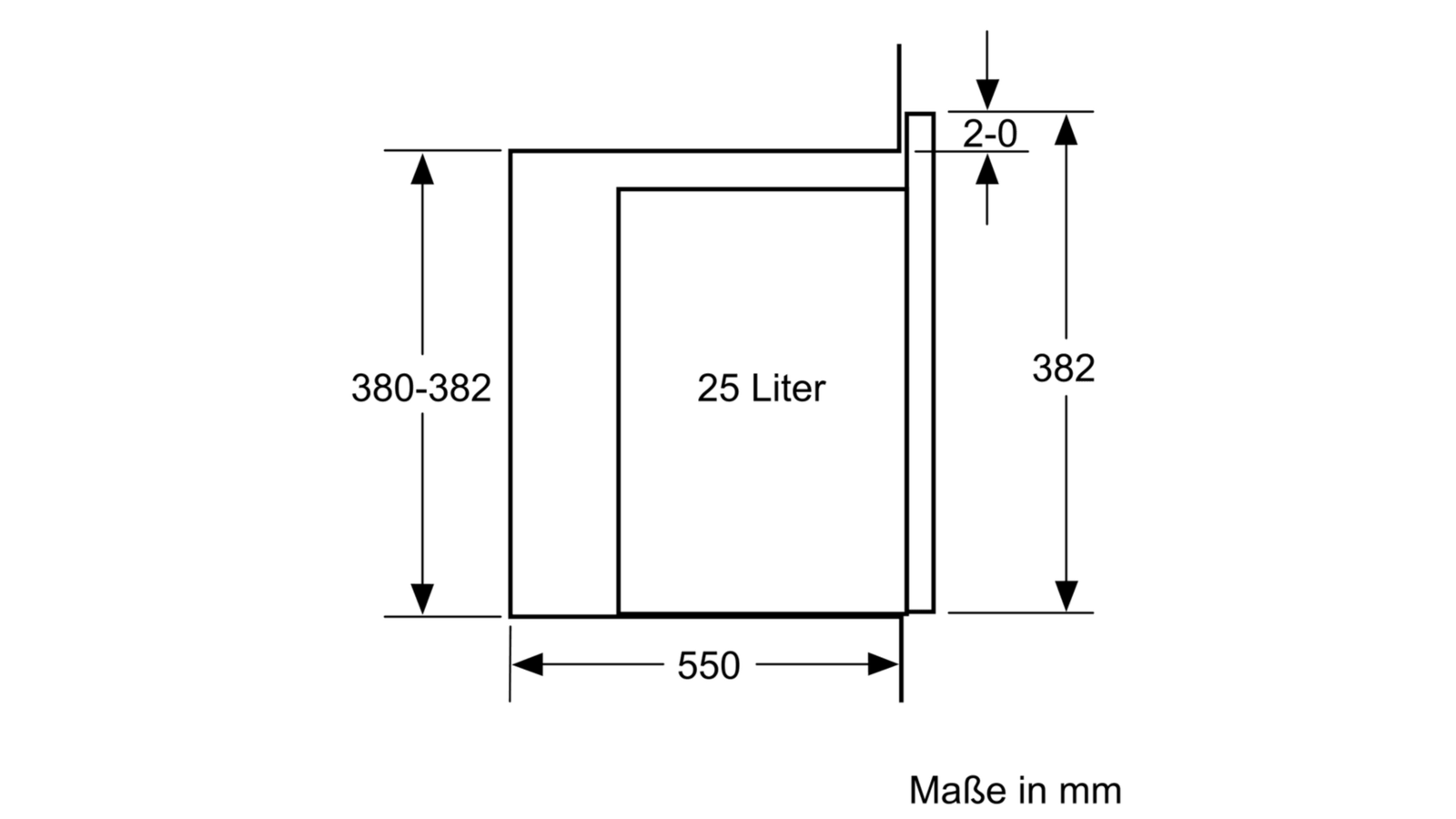 BOSCH - BEL554MS0 - Einbau-Mikrowelle