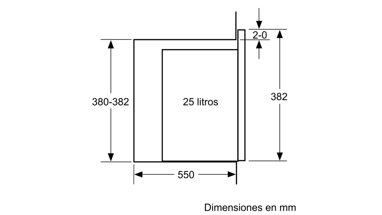 BOSCH - BEL550MS0 - Microondas integrable
