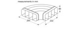 Flat duct 90 ° horizontal HEZ9VDSB1 HEZ9VDSB1-2