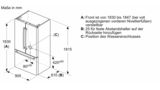 Serie 8 Kühl-Gefrier-Kombination, mehrtürig 183 x 90.5 cm Gebürsteter Stahl AntiFingerprint KFF96PIEP KFF96PIEP-10