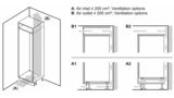 Series 8 built-in freezer 177.2 x 55.8 cm soft close flat hinge GIN81HD31I GIN81HD31I-13