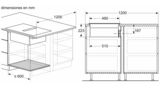 Serie 8 Placa de inducción con extractor integrado 80 cm con perfiles  PXX875D67E PXX875D67E-14