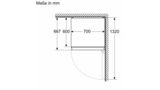 Serie 4 Freistehende Kühl-Gefrier-Kombination mit Gefrierbereich unten 203 x 70 cm Gebürsteter schwarzer Stahl AntiFingerprint KGN492XCF KGN492XCF-11