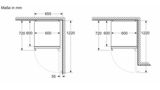 Serie 4 Freistehende Kühl-Gefrier-Kombination mit Gefrierbereich unten 203 x 60 cm Gebürsteter schwarzer Stahl AntiFingerprint KGN39VXBT KGN39VXBT-11